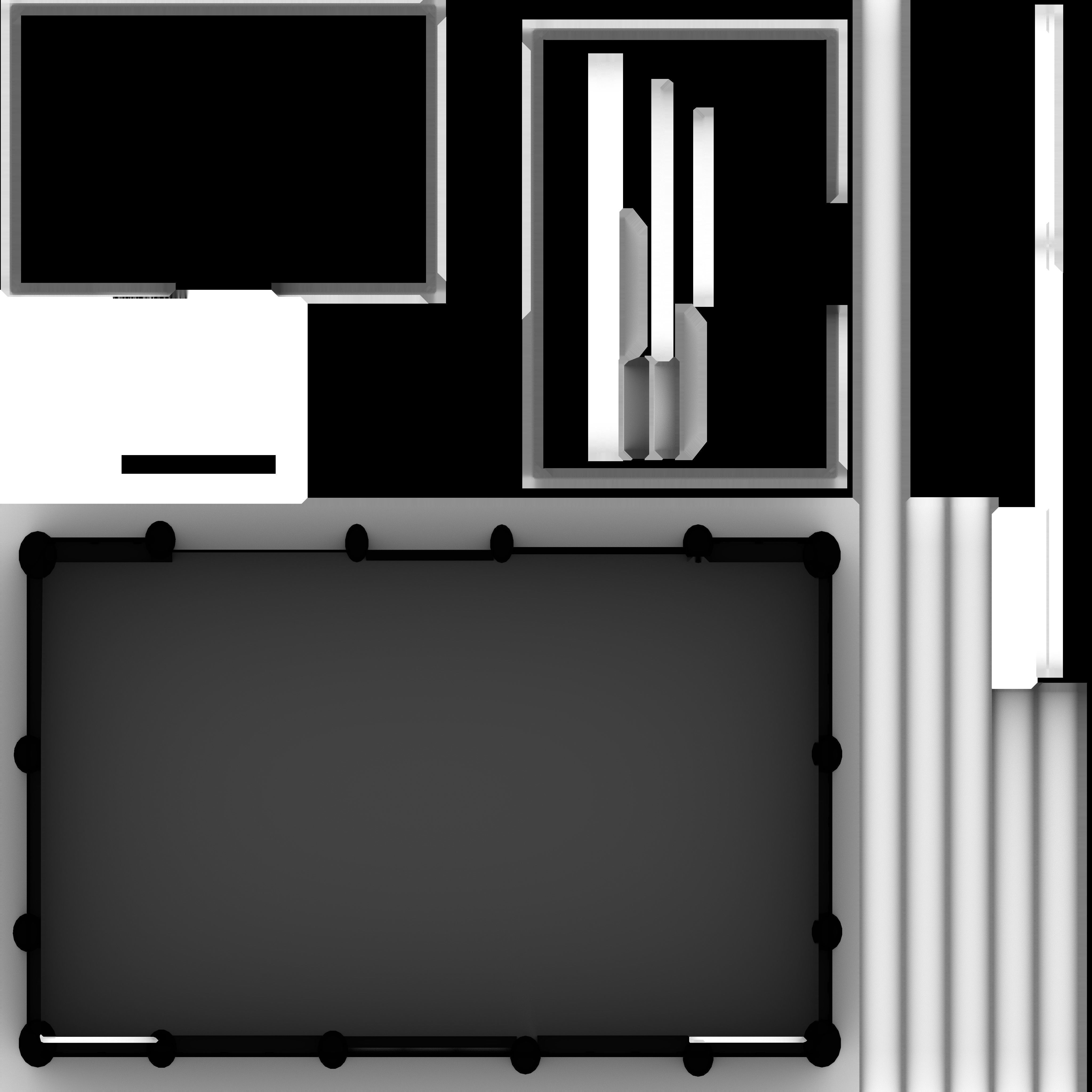 Asian Japanese Realistic Building 3D model_77