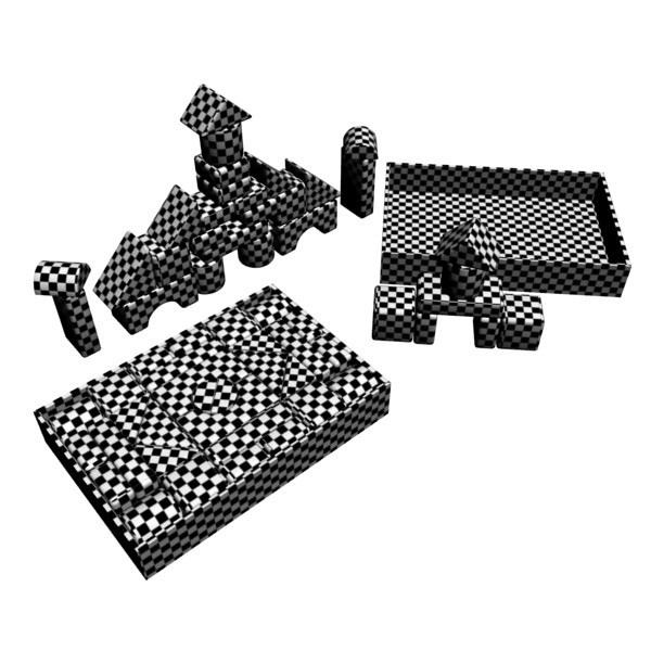 Wooden Toy Blocks 3D model_9