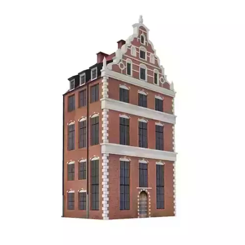 Towering Red Building