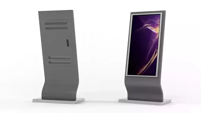 Electronic Kiosk 3D model