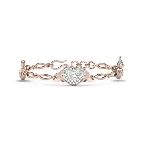 Antique Heart bracelet  3D print model