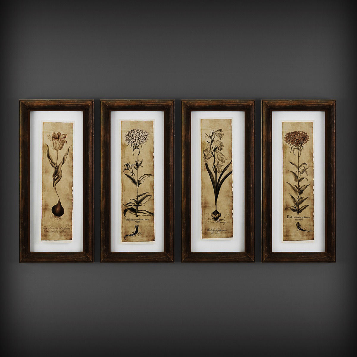 Picture Frames Low-poly 3D model_1