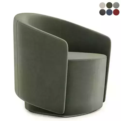 Padova u armchair by Parla design 3D model
