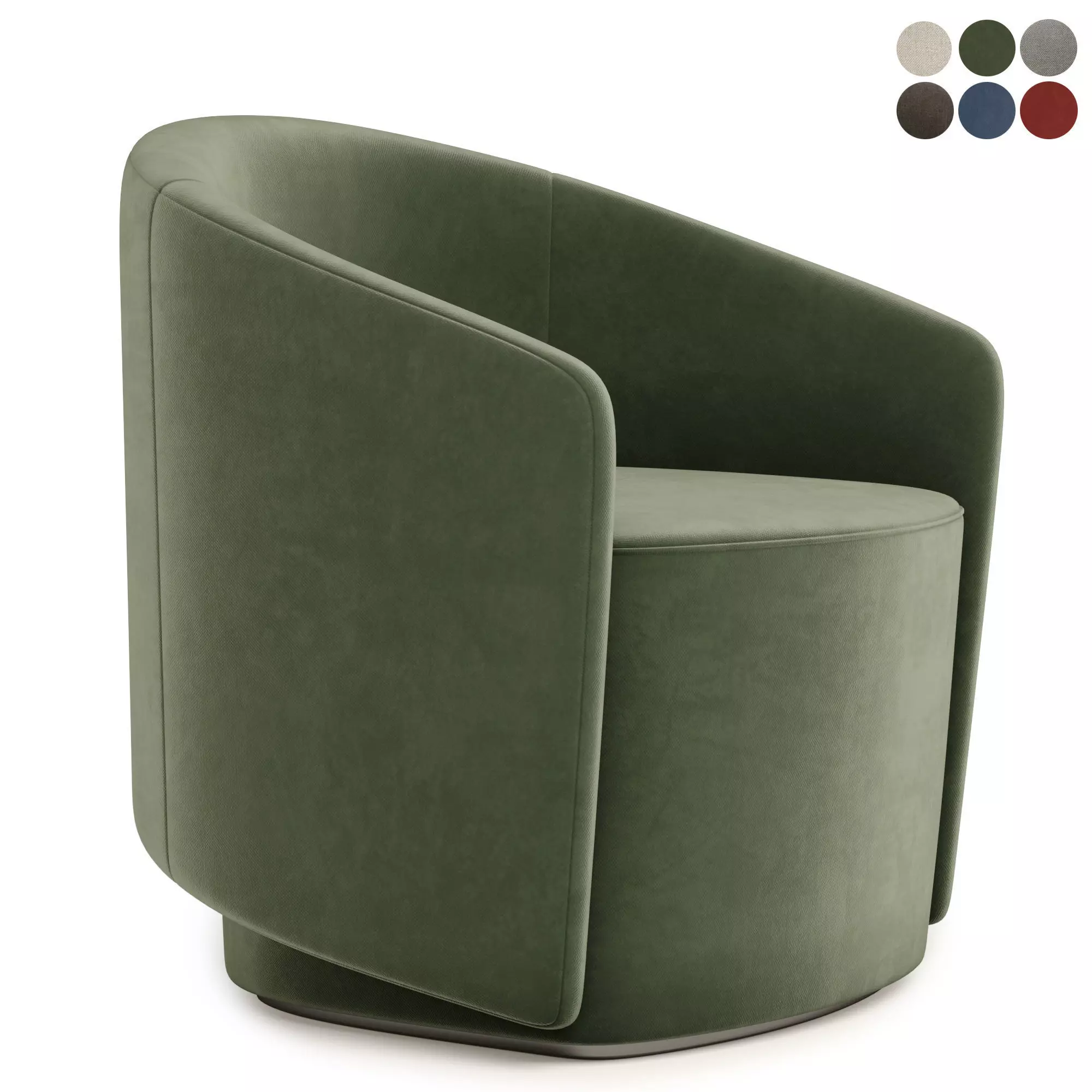 Padova u armchair by Parla design 3D model_0