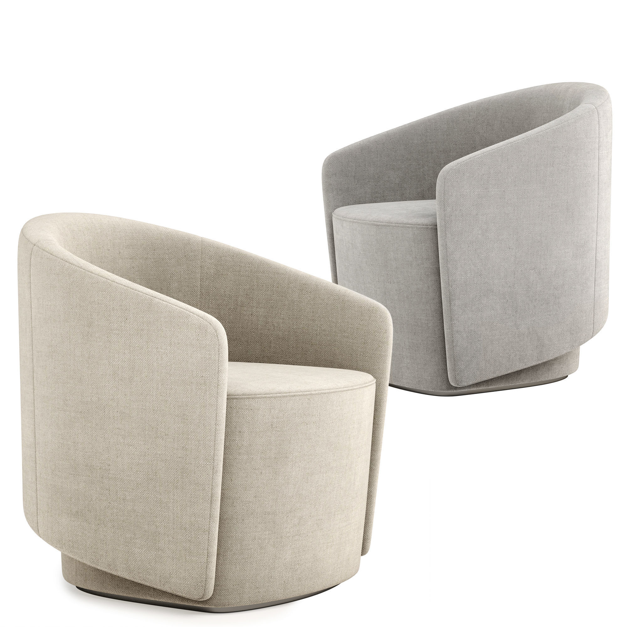 Padova u armchair by Parla design 3D model_3
