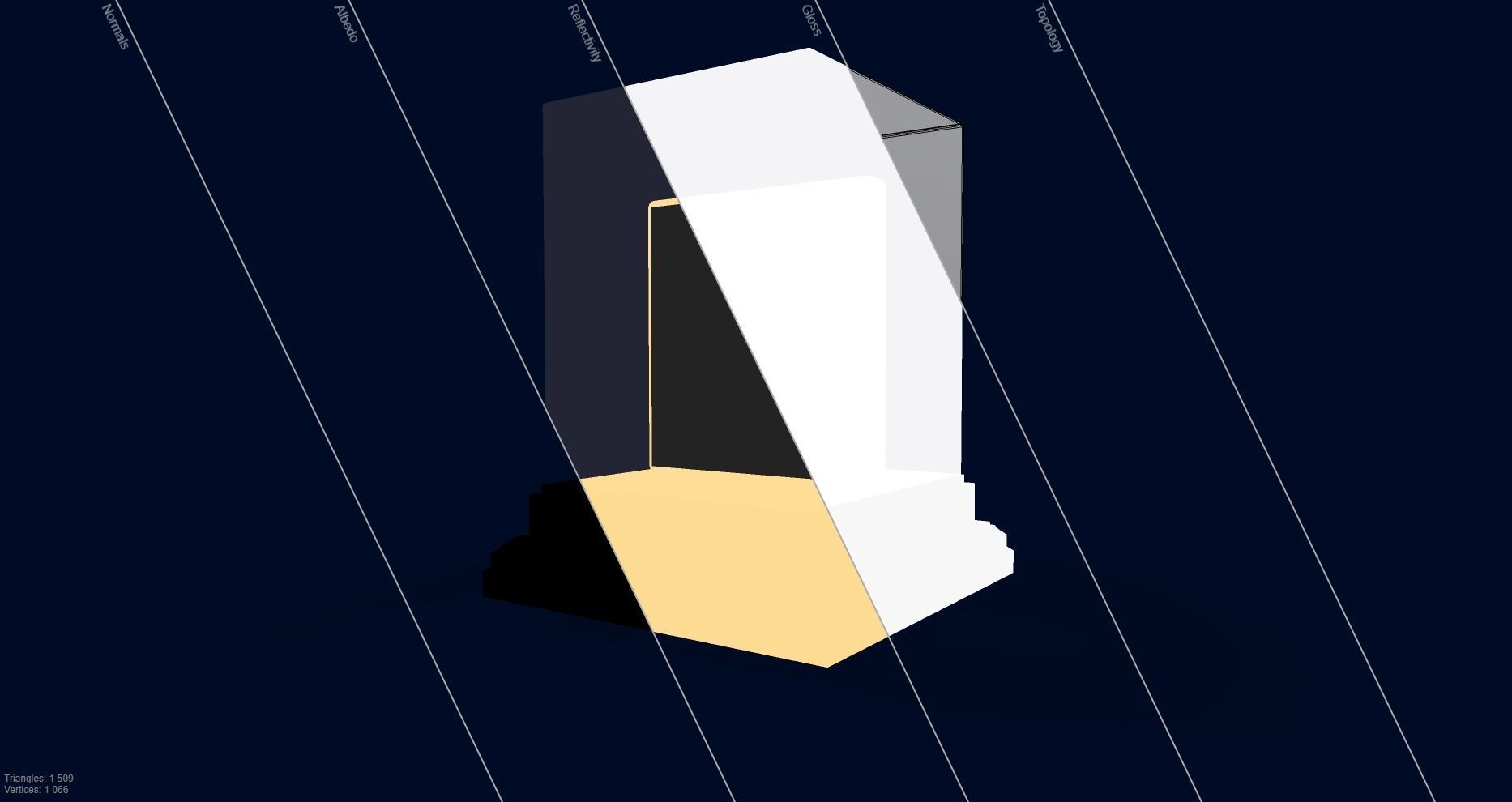 Mutant Ape 26 Gold Club Low-poly 3D model_12