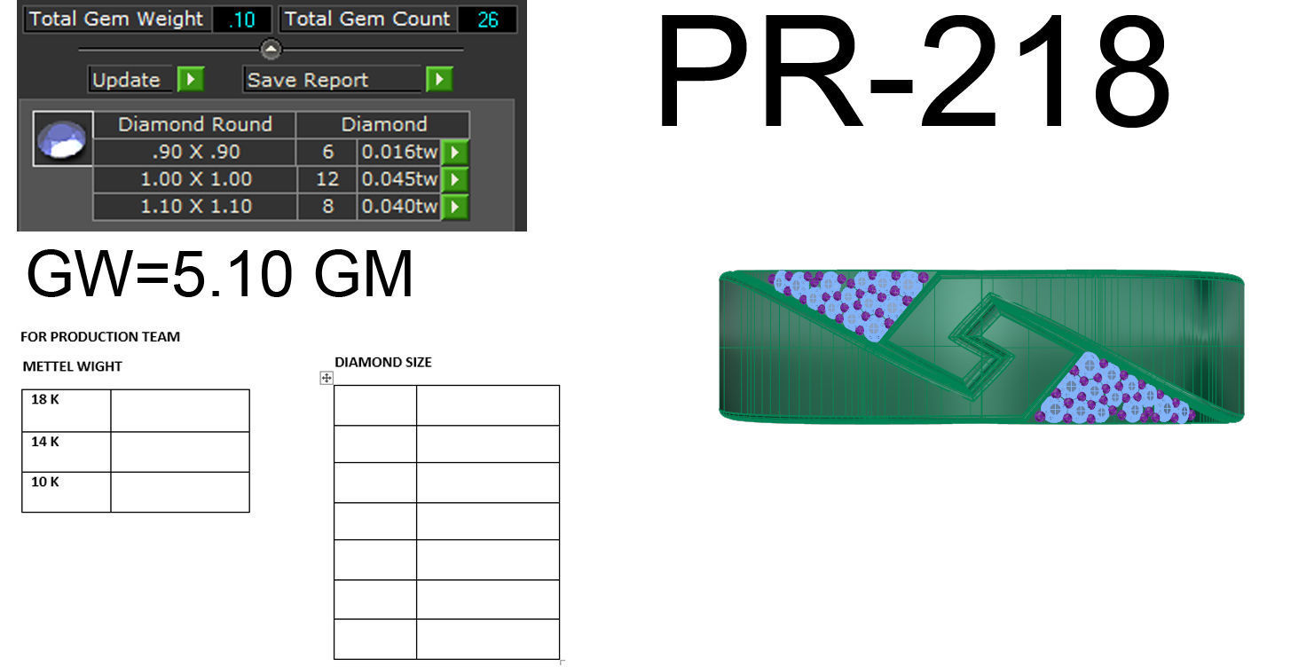 Couple Band Ring 3D print model_12