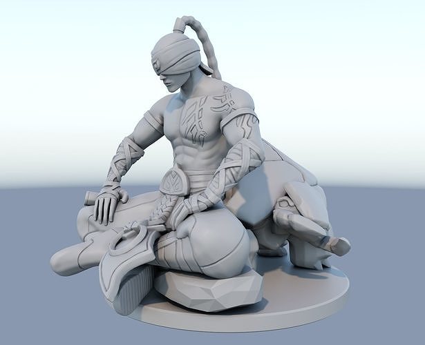 lee sin League of Legends 3D print model 3D print model