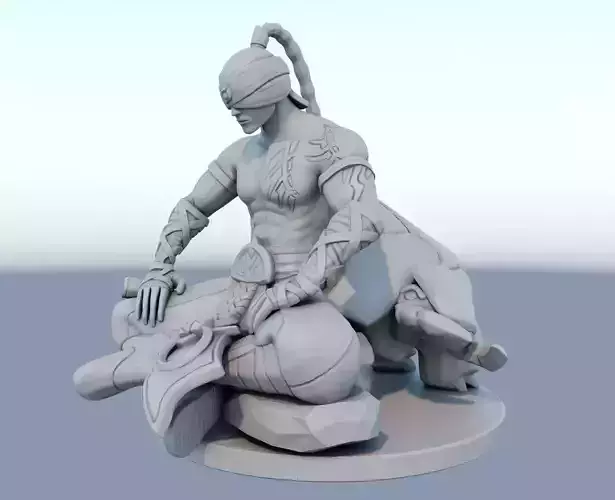 lee sin League of Legends 3D print model