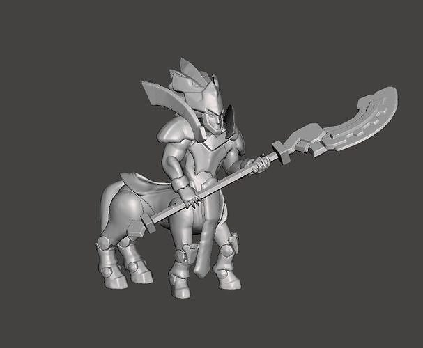 Worldbreaker Hecarim 3D Model 3D print model