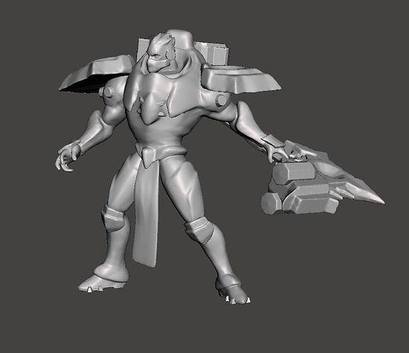 Dreadnova Darius 3D Model 3D print model