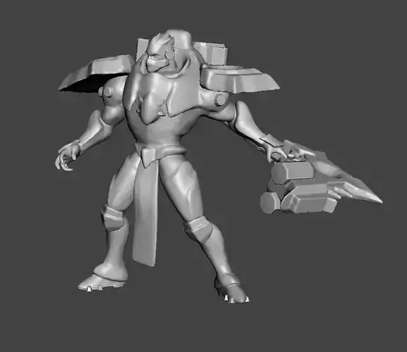 Dreadnova Darius 3D Model 3D print model