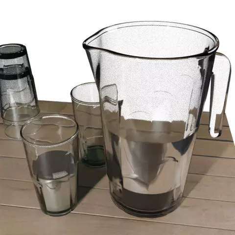 Tumbler and Pitcher 3D model