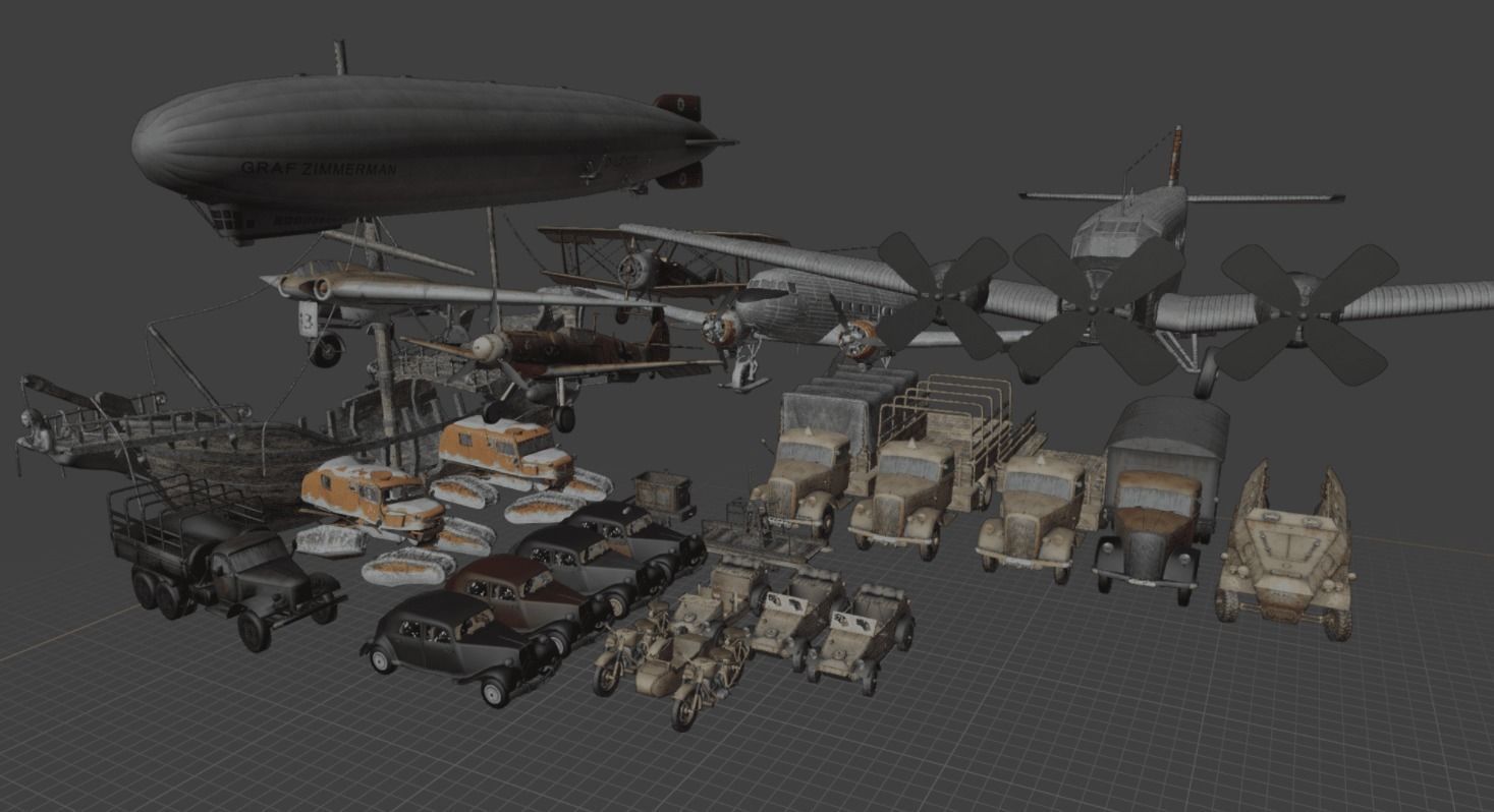  27 Deadfall Adventures vehicles 3D model Lowpoly Low-poly 3D model_21