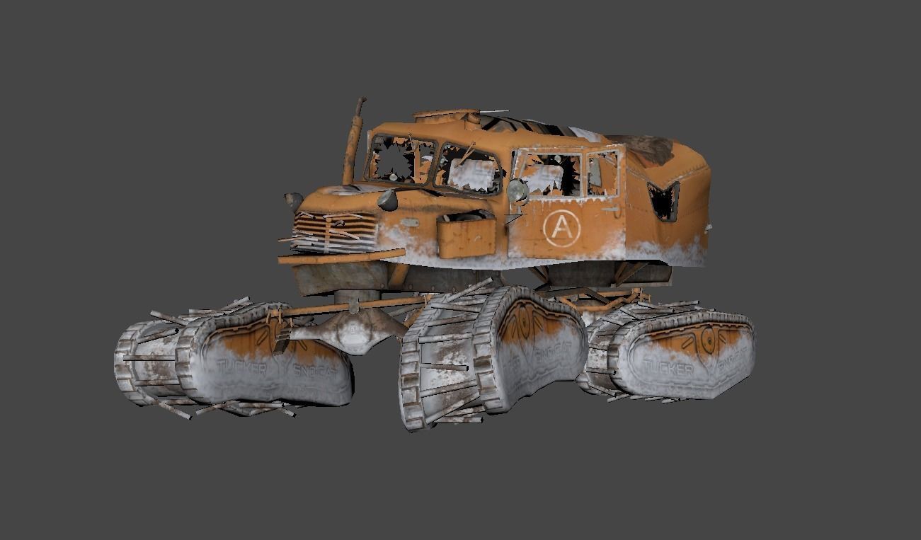  27 Deadfall Adventures vehicles 3D model Lowpoly Low-poly 3D model_9