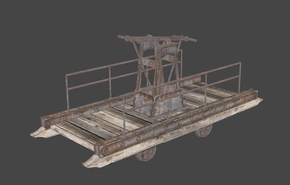  27 Deadfall Adventures vehicles 3D model Lowpoly Low-poly 3D model_16