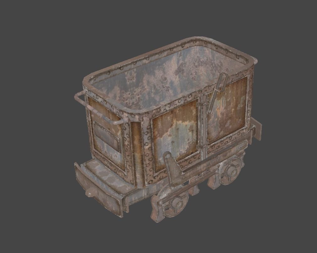  27 Deadfall Adventures vehicles 3D model Lowpoly Low-poly 3D model_3