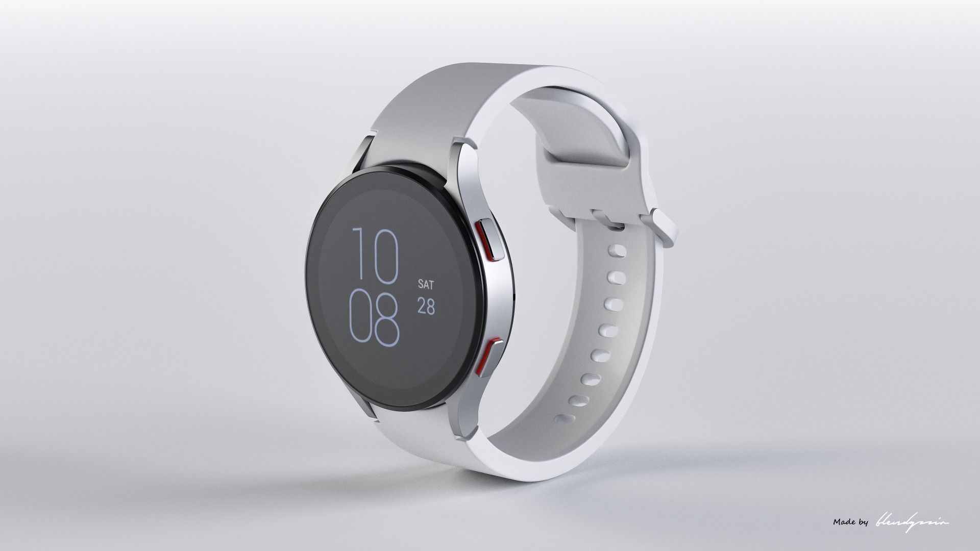 SAMSUNG GALAXY WATCH4 44MM 3D model_2