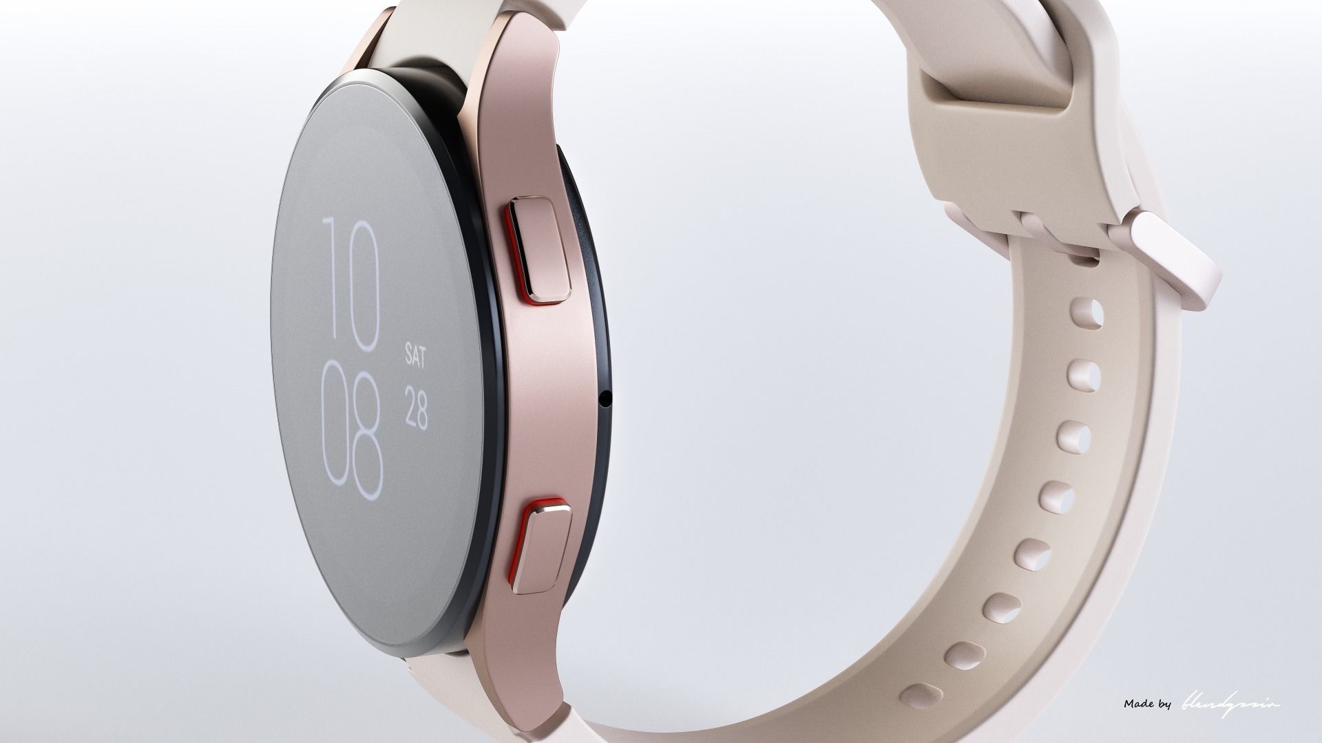 SAMSUNG GALAXY WATCH4 44MM 3D model_3