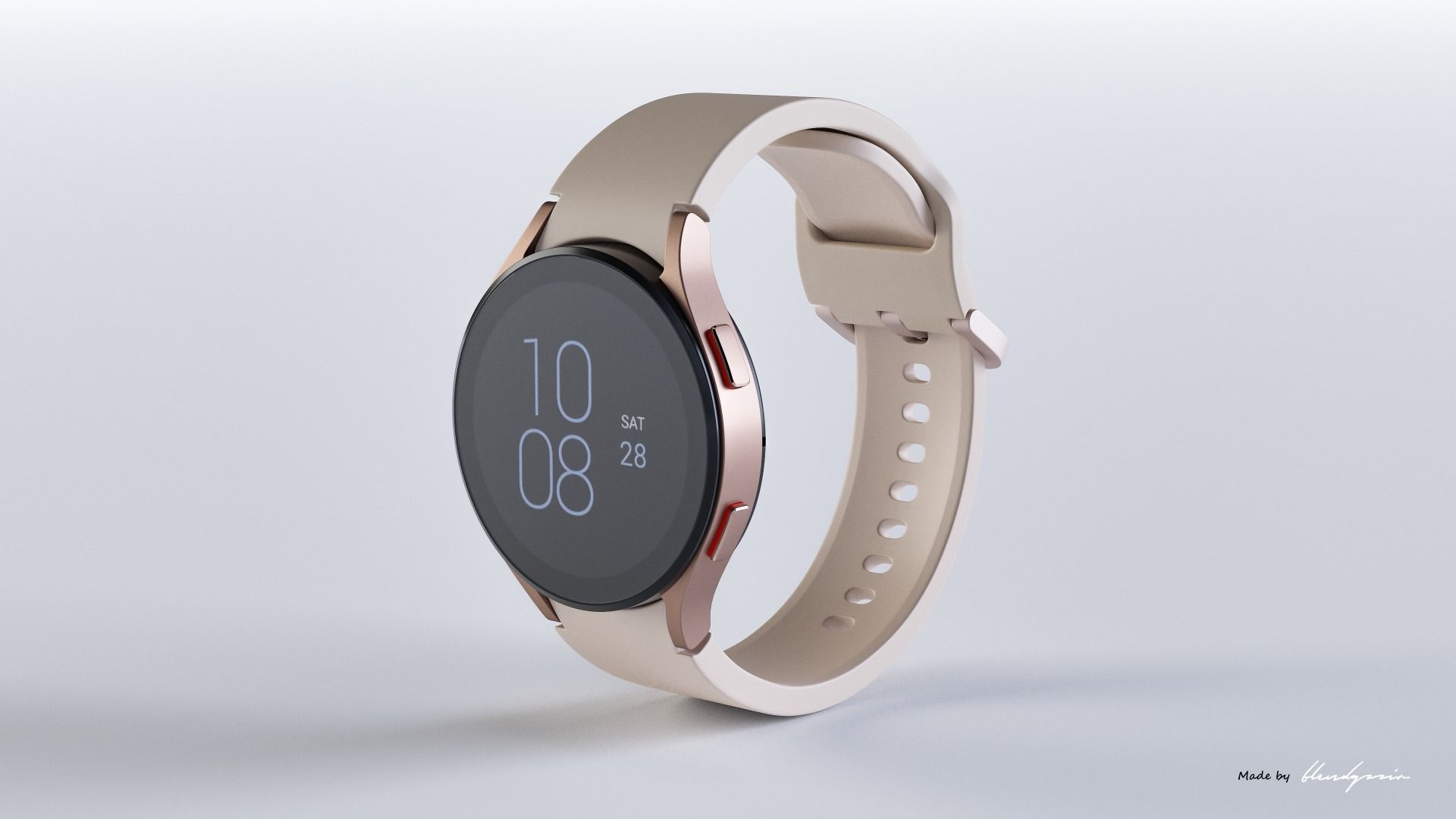 SAMSUNG GALAXY WATCH4 44MM 3D model_1