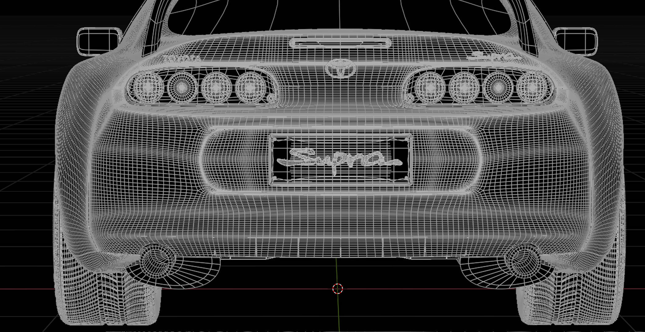 Toyota Supra MkIV 3D model_10