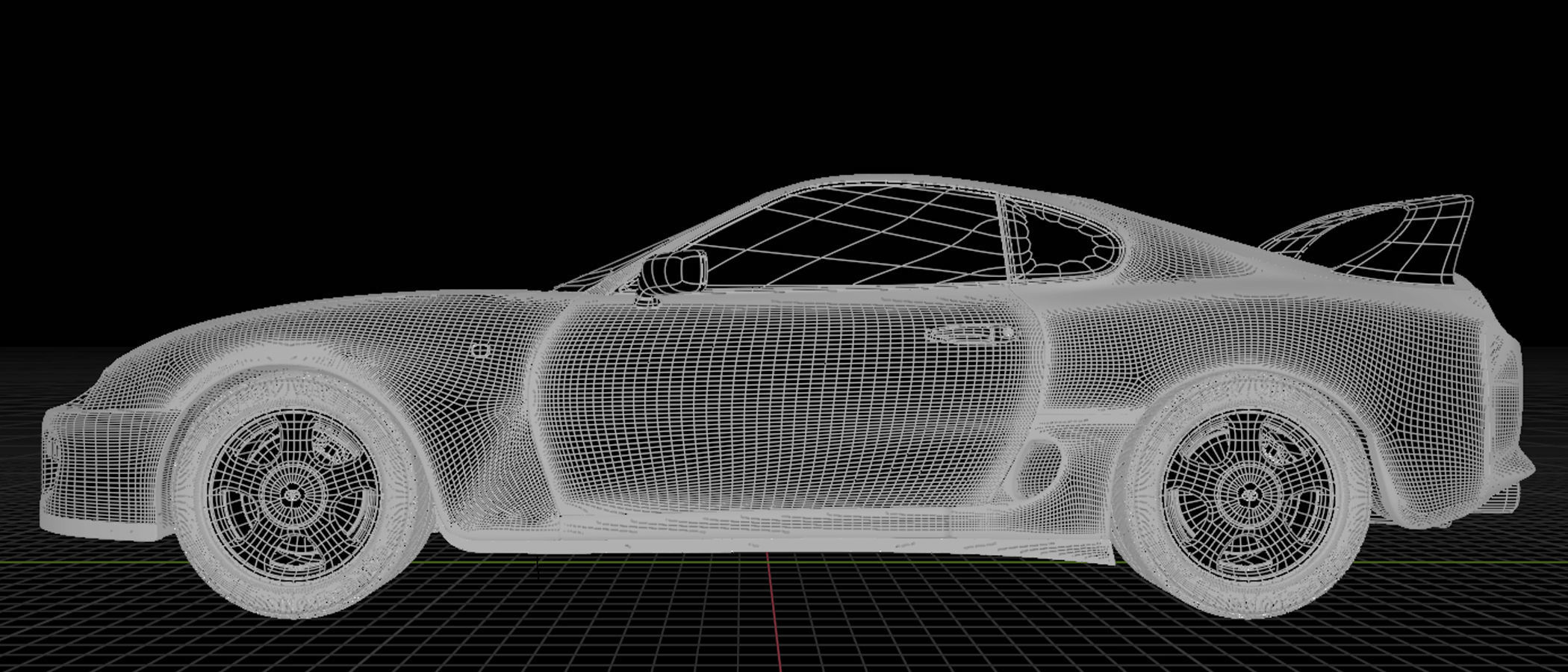 Toyota Supra MkIV 3D model_12