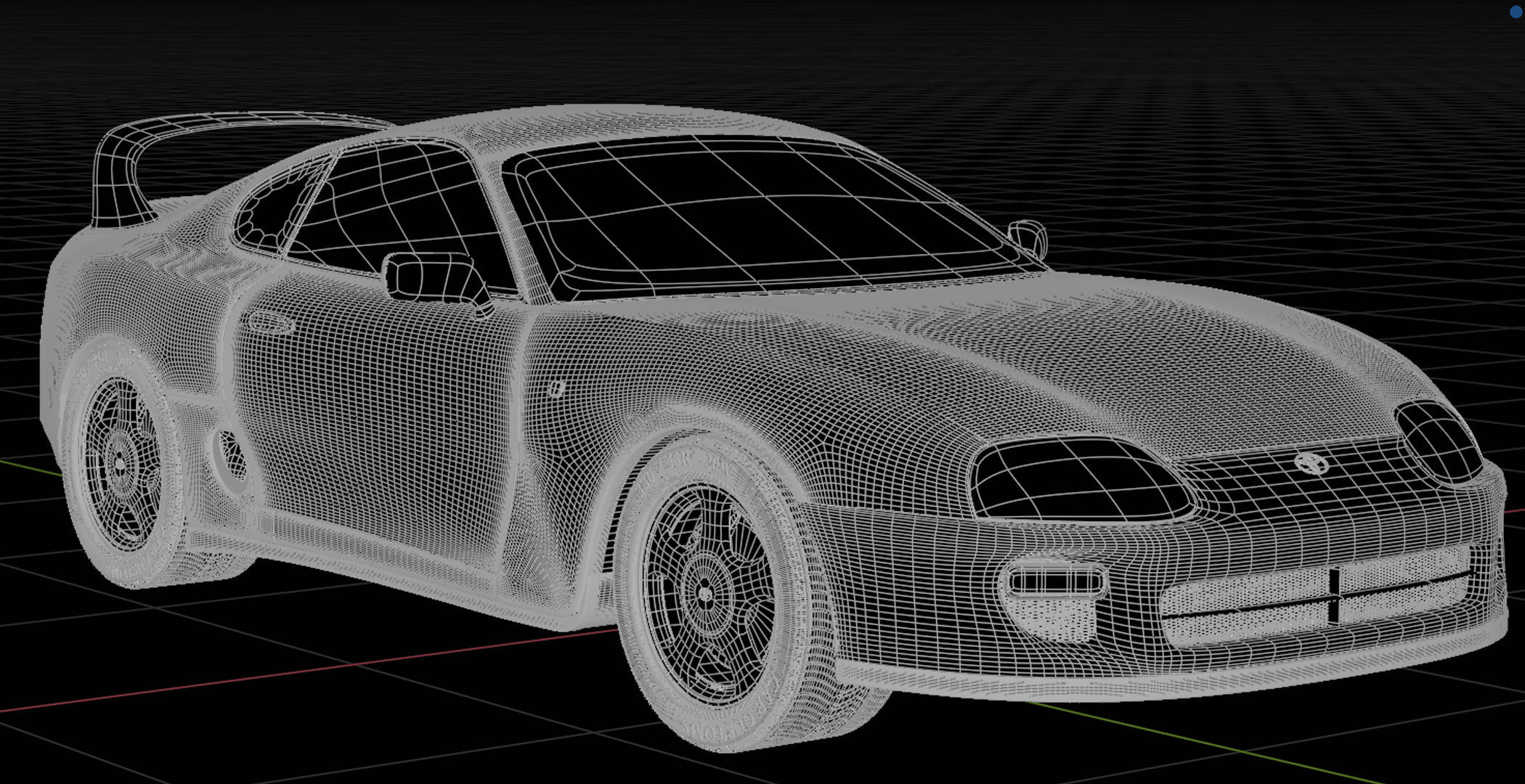 Toyota Supra MkIV 3D model_9