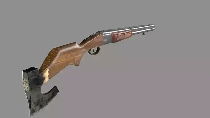 Shotgun IZH axe