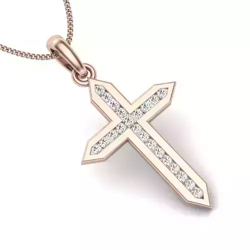 Women Cross pendant 