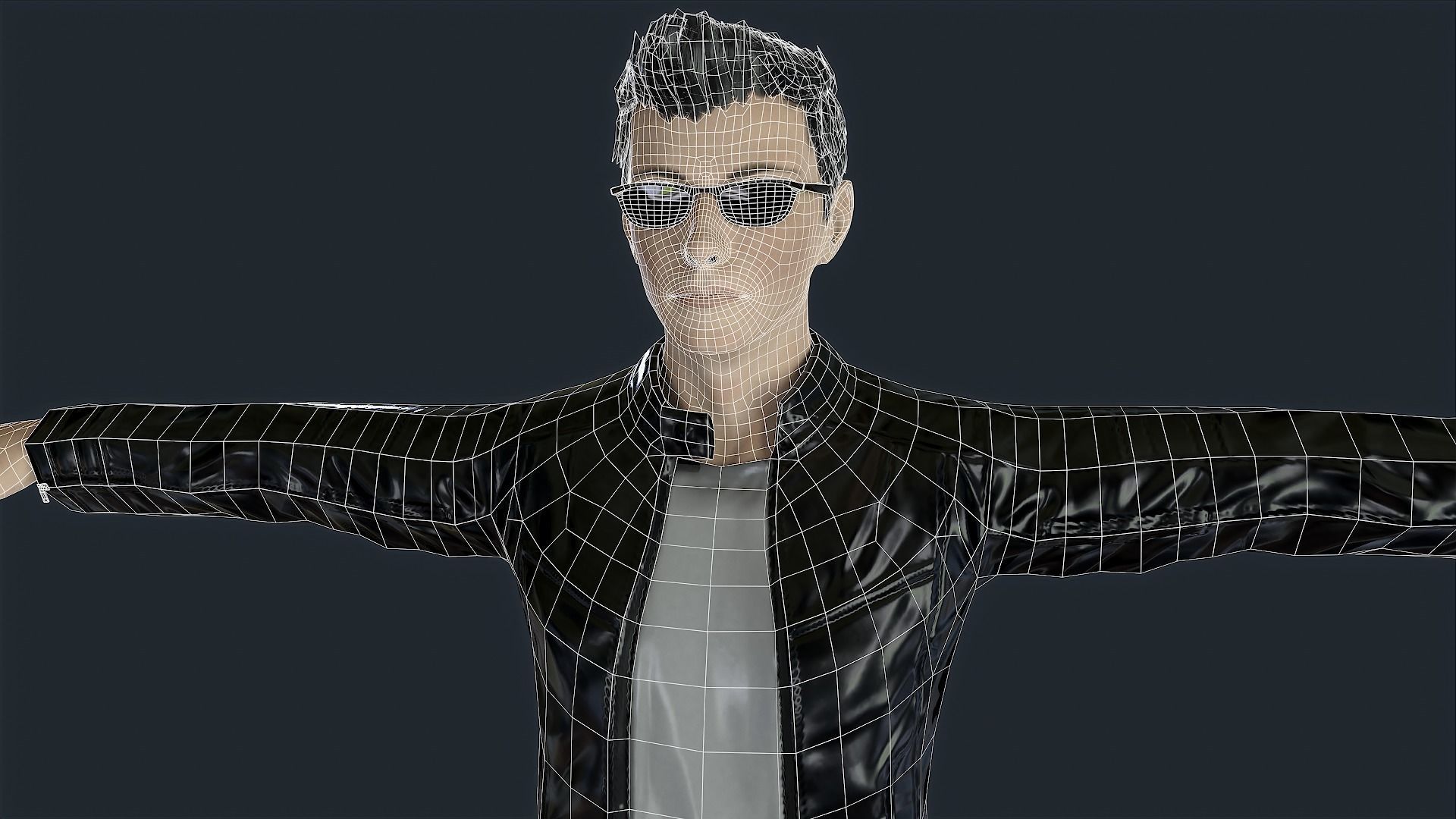 Agent Jz Game Ready Low-poly 3D model_20