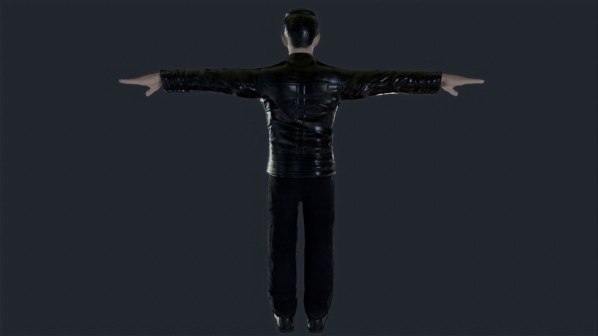 Agent Jz Game Ready Low-poly 3D model_11