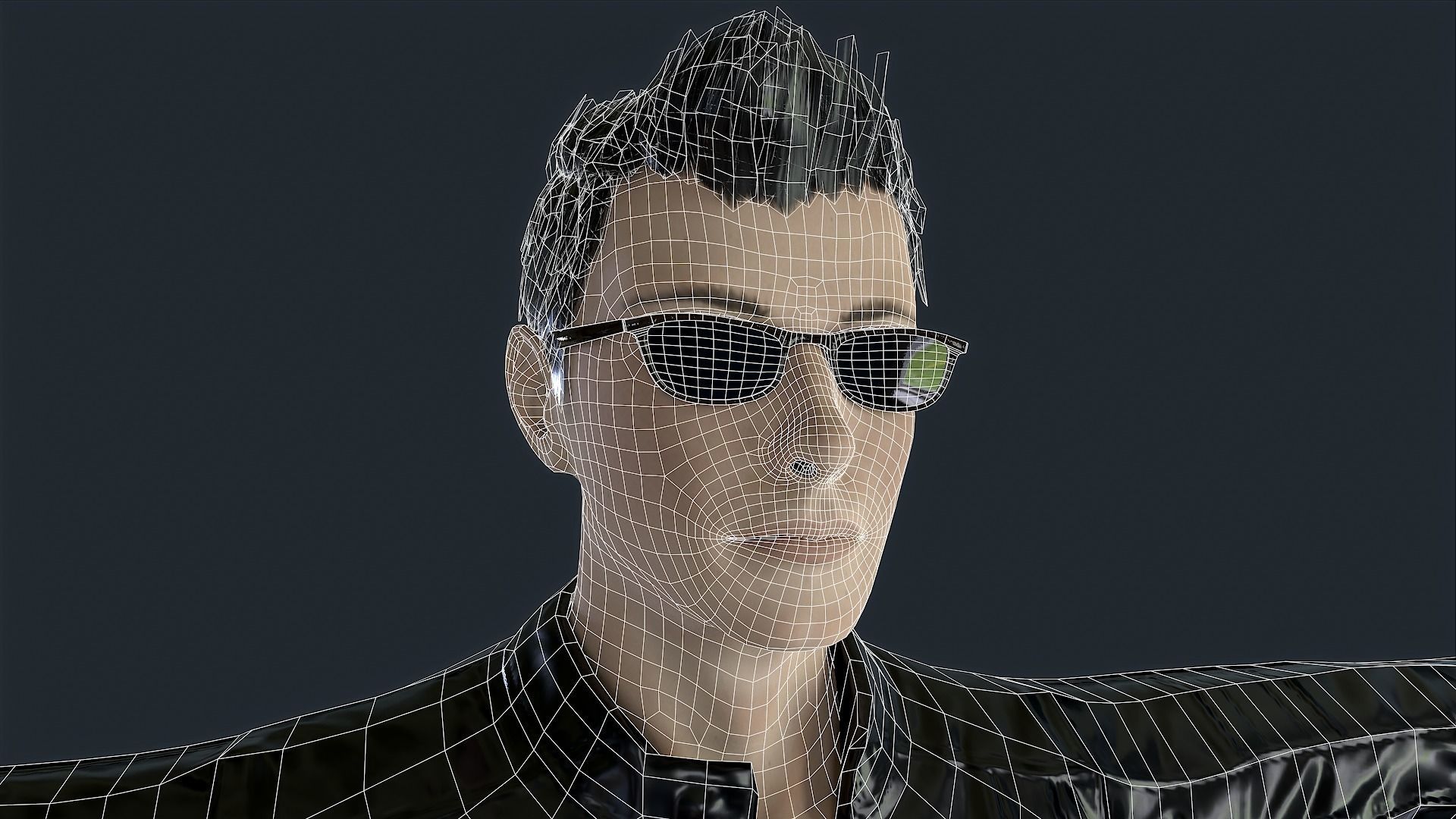 Agent Jz Game Ready Low-poly 3D model_3