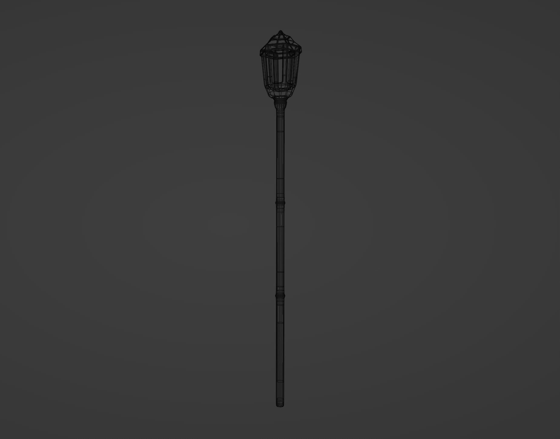 Lamp that emits light 3D model_2