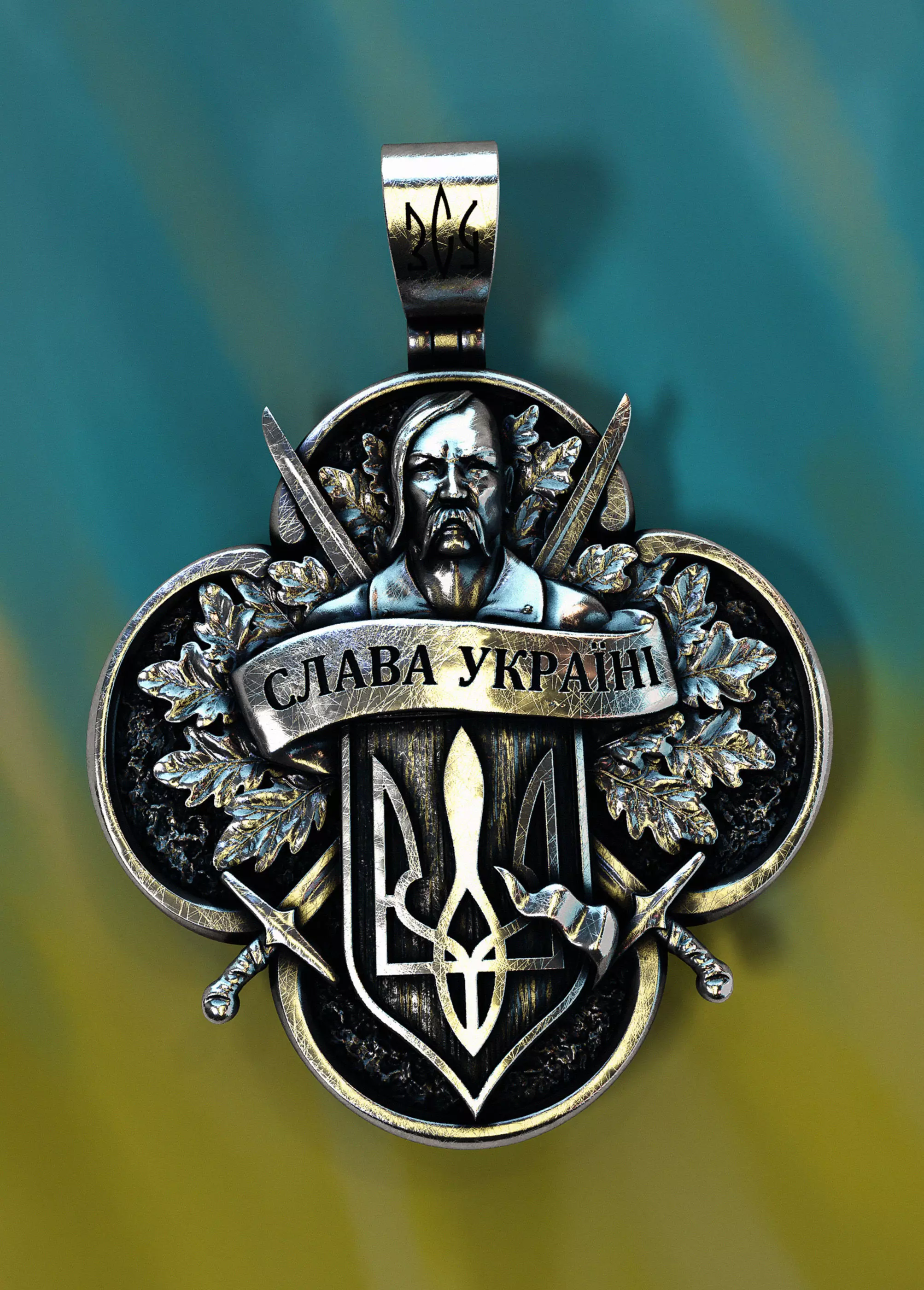 glory to Ukraine 3D print model