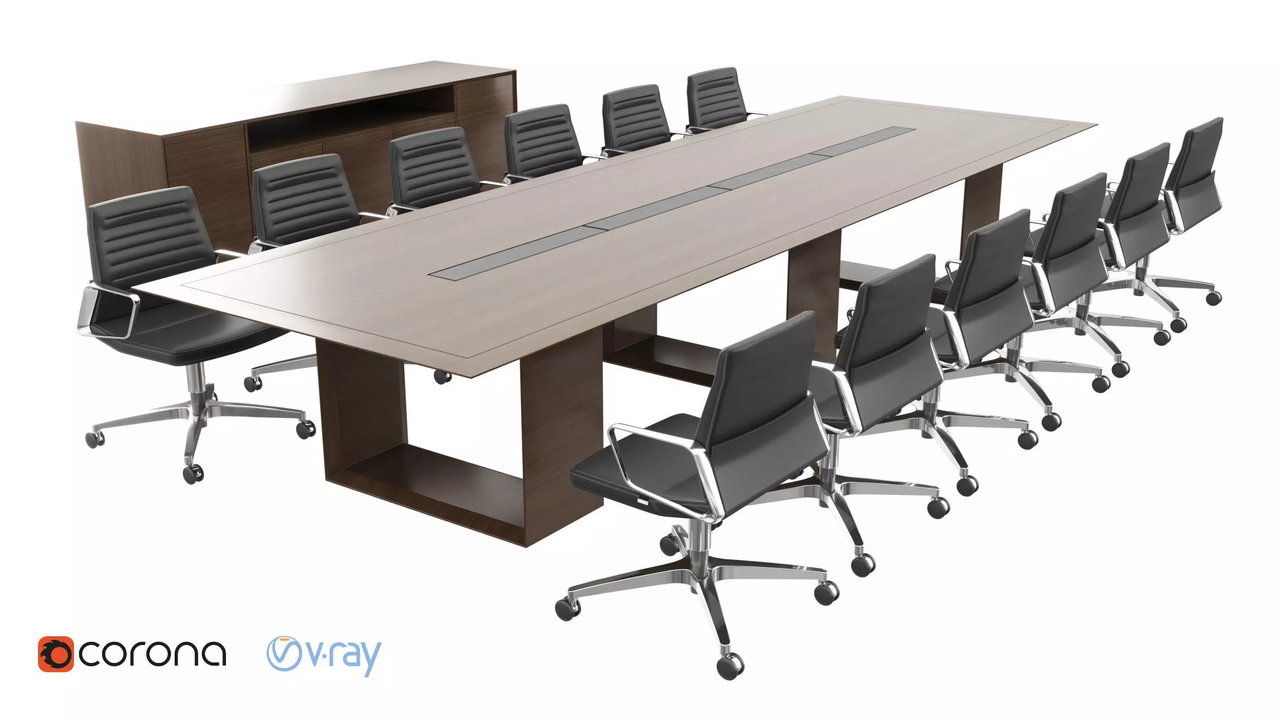 Meeting Office Table 3D model