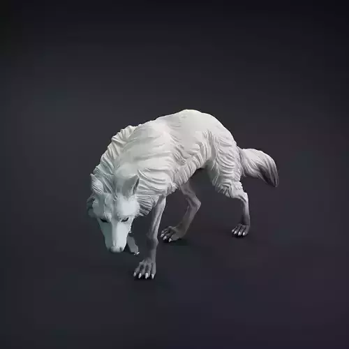 Wolf for 3D Printing 