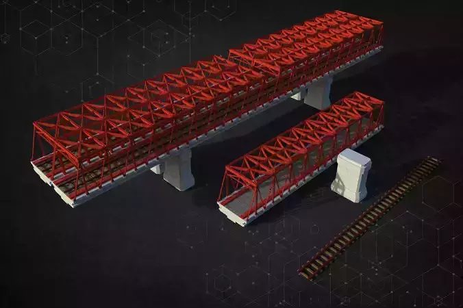 Rail Iron Bridge Modular Type Two