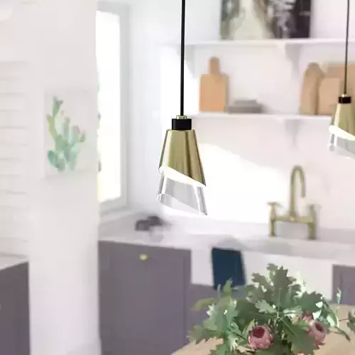 Light Single Cone Pendant