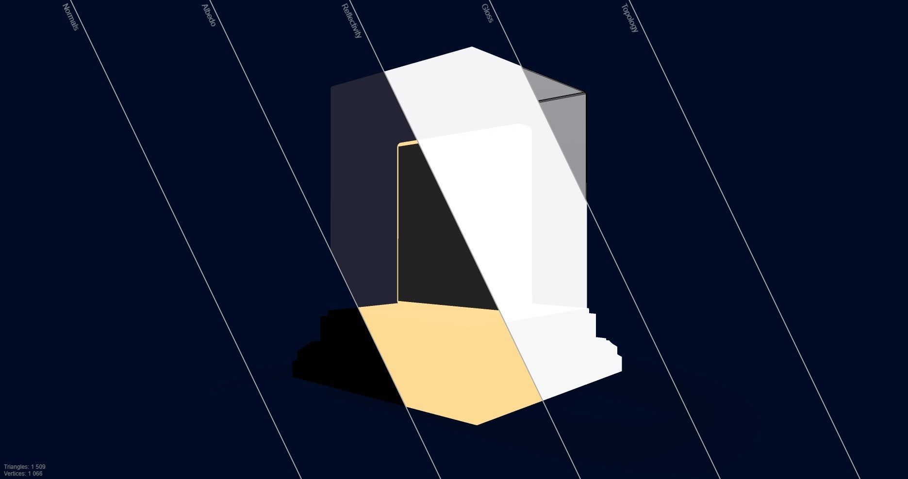 Mutant Ape 27 Gold Club Low-poly 3D model_12