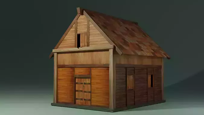wooden house