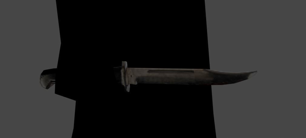 Scream Ghostface Low-poly 3D model_5