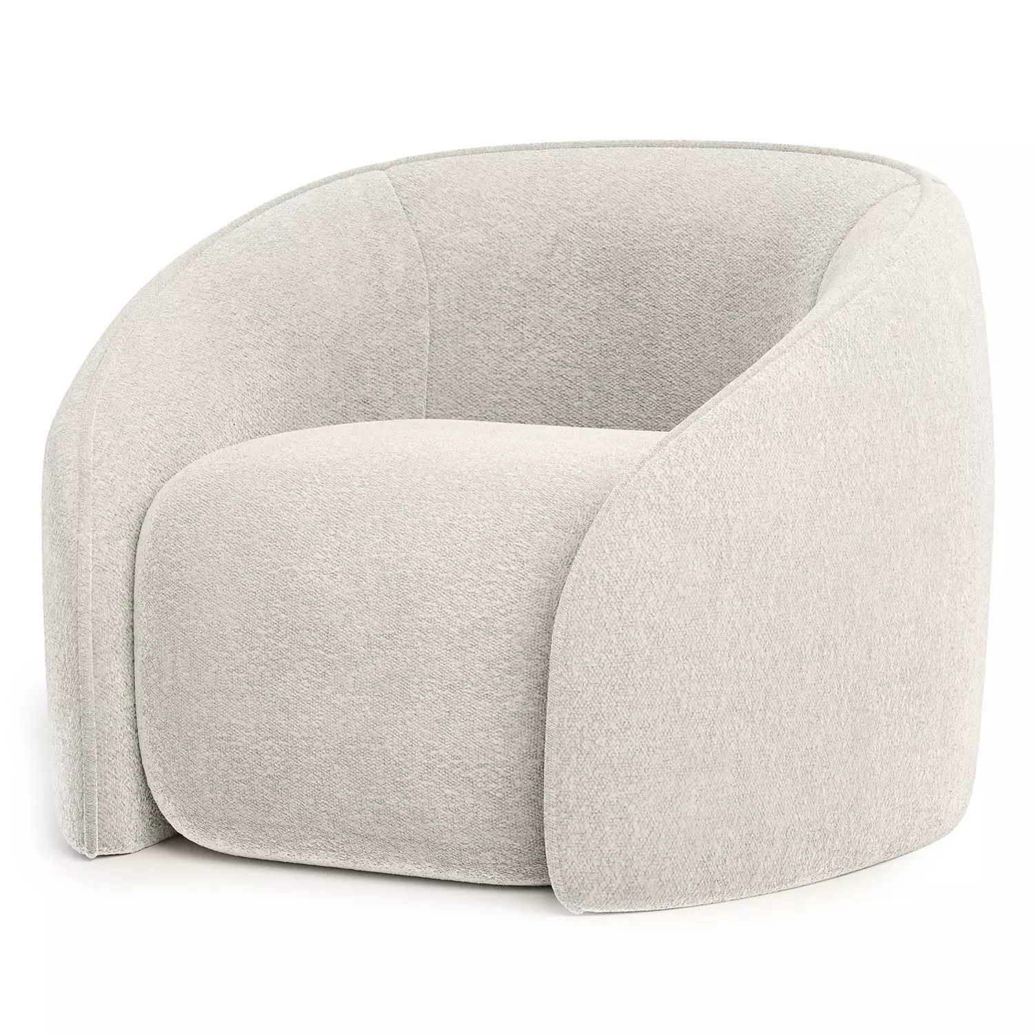 BALOO Poltrona white armchair 3D model