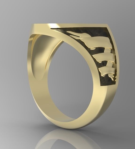 Alphabet Latin Signet Z 3D print model_7