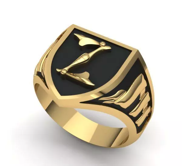 Alphabet Latin Signet Z 3D print model_0