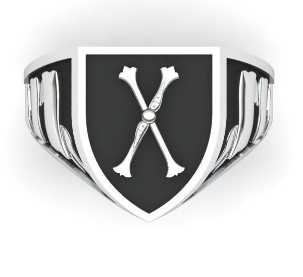 Alphabet Latin Signet X 3D print model_26