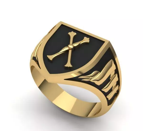 Alphabet Latin Signet X 3D print model_0