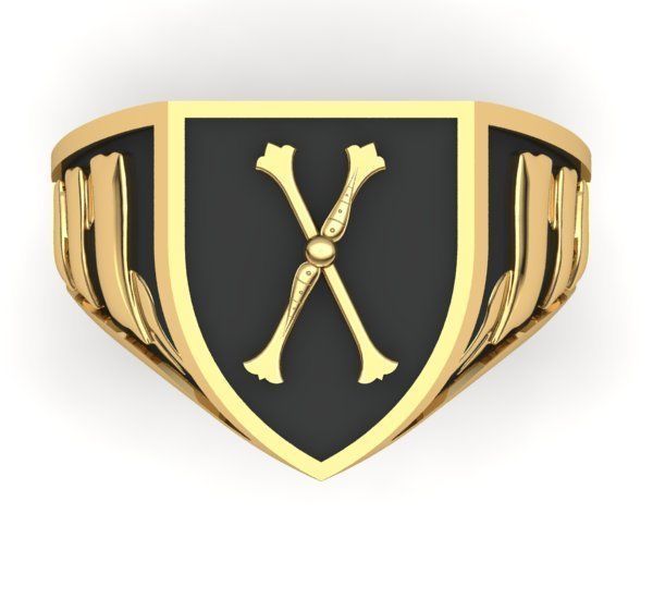 Alphabet Latin Signet X 3D print model_27