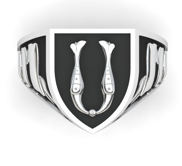 Alphabet Latin Signet U 3D print model_26