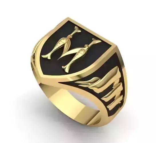 Alphabet Latin Signet M