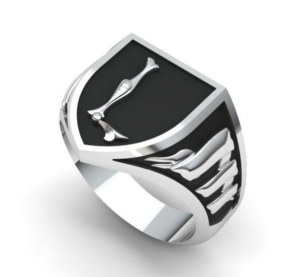 Alphabet Latin Signet L 3D print model_1